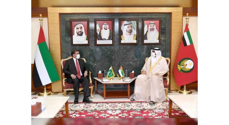 UAE&#039;s Minister of State for Defence Affairs receives Pakistani Ambassador