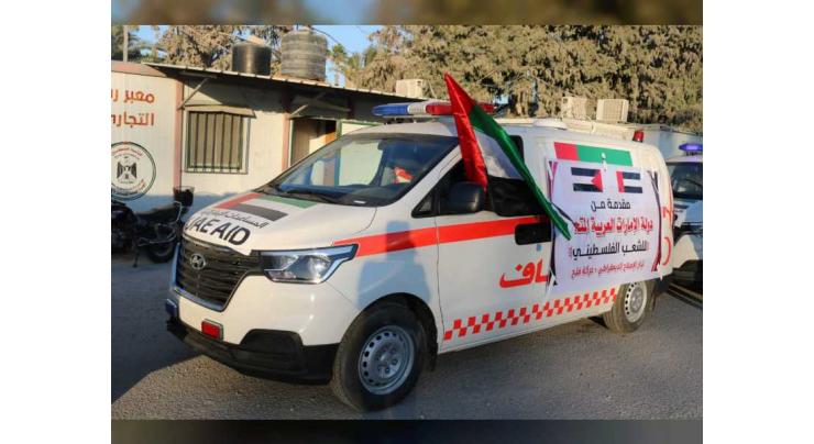 UAE sends 20 ambulances to support Palestinians in Gaza