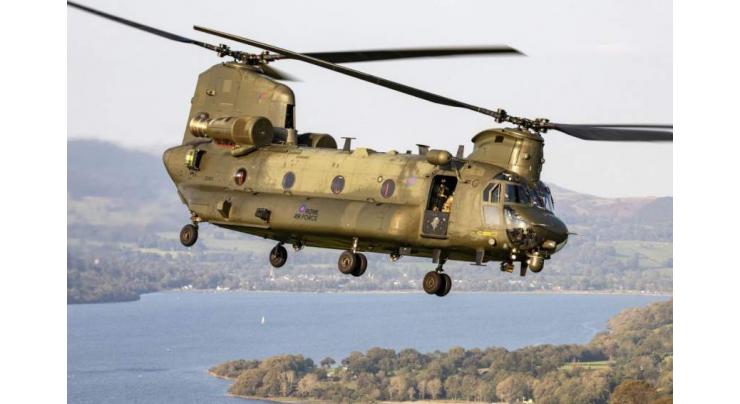 Boeing to deliver 14 Chinook helicopters to UK air force
