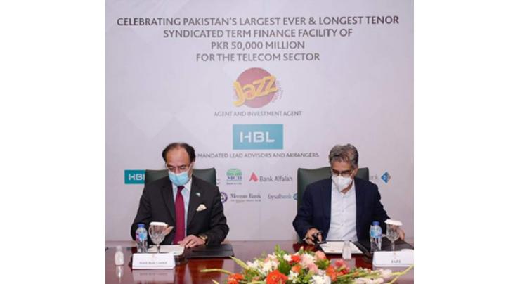 Jazz secures Telecom sector’s largest credit facility, fully subscribed by HBL, to support 4G network rollout