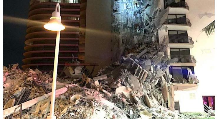 Multi-Story Condo Building Partially Collapses in Surfside, Florida - Police