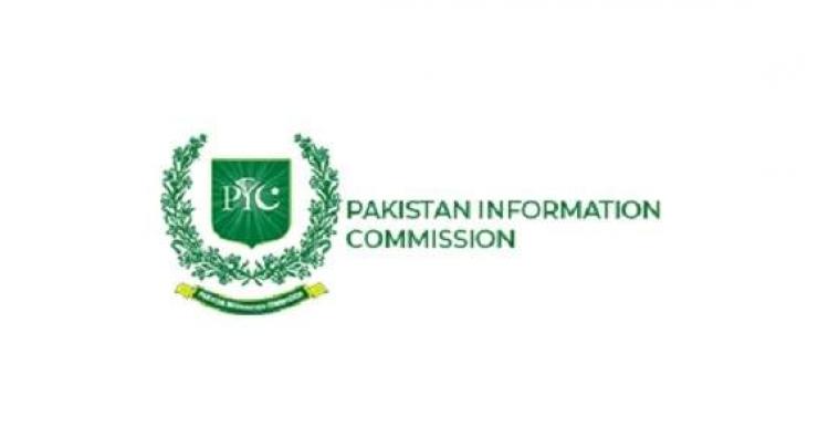 Pakistan Information Commission disposed of 700 cases against access to information act 2017
