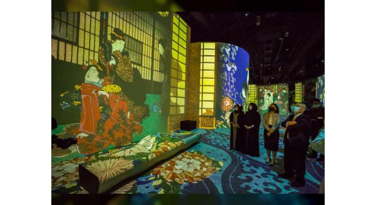 Latifa bint Mohammed opens GCC’s largest immersive digital art centre