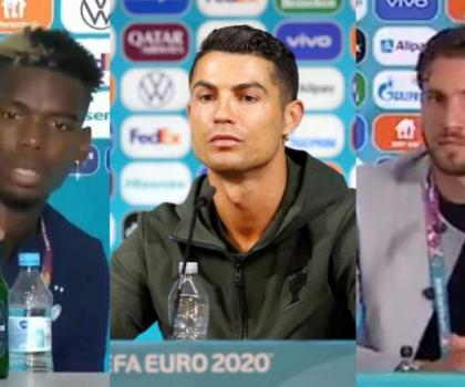 UEFA asks players not remove sponsored drinks from new conference platforms