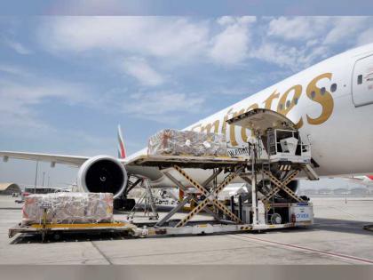 طيران الإمارات نقلت 100 طن من شحنات الإغاثة الخاصة بـكورونا مجانا إلى الهند في مايو 2021