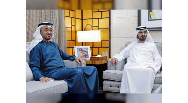 Mohammed bin Rashid, Mohamed bin Zayed discuss matters related to serving nation, citizens