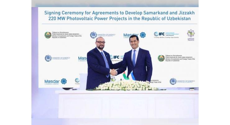 Masdar to develop 440 MW solar projects in Uzbekistan