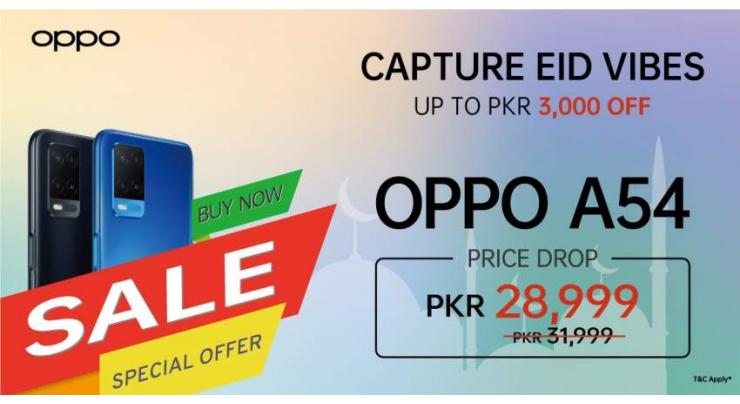 Bigger Celebrations, Bigger Offers! OPPO F19 and A54 dropped down to new amazing prices for you to enjoy your Eid!