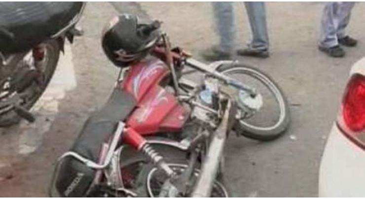 Motorcyclist killed in a road accident 
