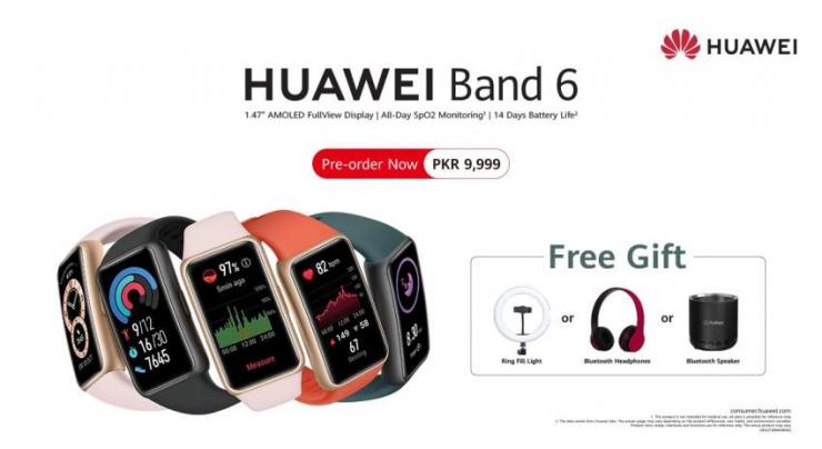The HUAWEI BAND 6 opens Pre-bookings Nationwide