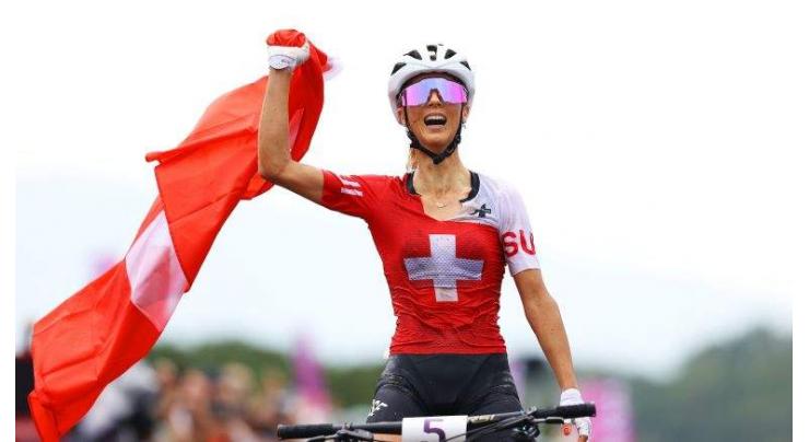 Swiss cyclists sweeps women's mountain bike medals at Tokyo Olympics
