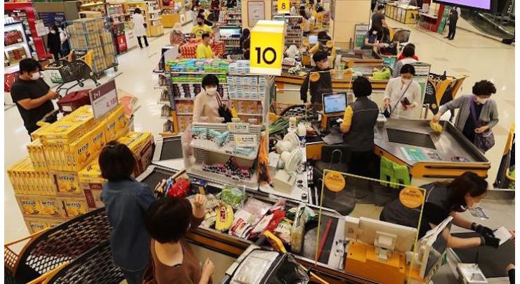 S.Korea's retail sales log double-digit growth in H1
