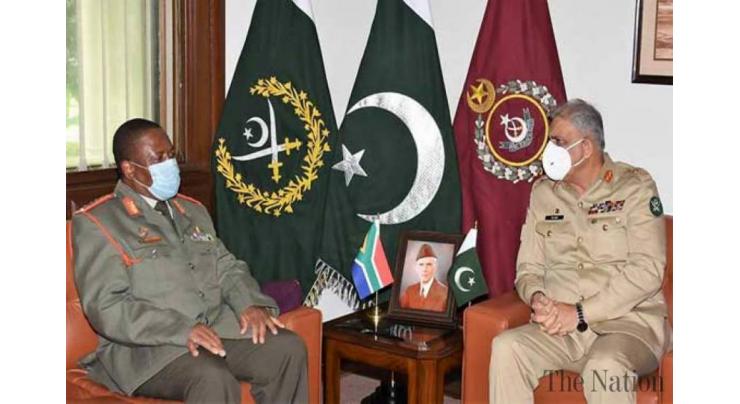 Pakistan attaches great value to its relations with South Africa: COAS
