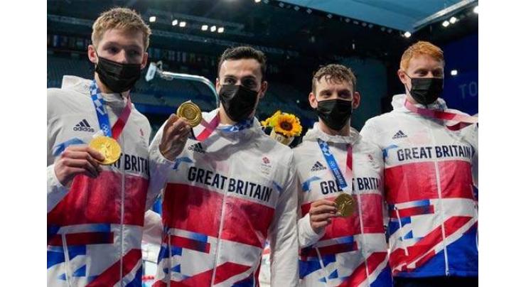 Britain win men's Olympic 4x200m freestyle relay gold

