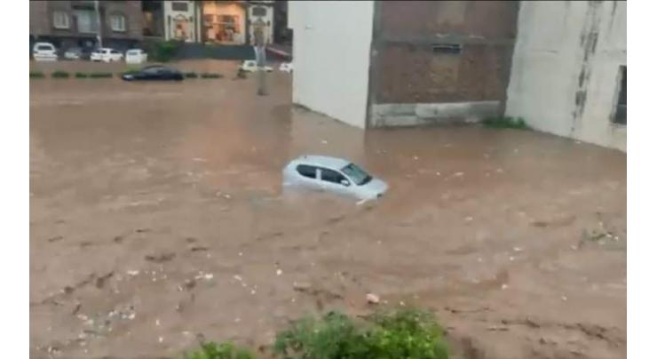 Urban flooding hits parts of Islamabad after heavy rains due to cloudburst