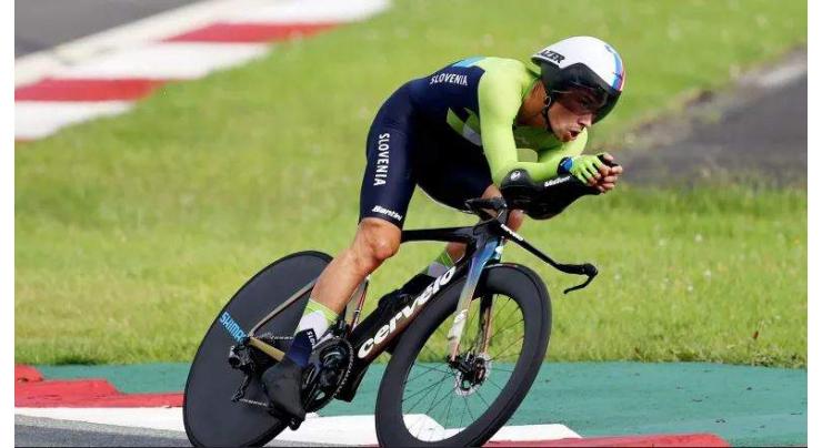Slovenian cyclist Roglic wins men's cycling time trial gold at Tokyo Olympics
