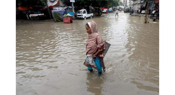 Flash flood in district Swabi disrupts routine life
