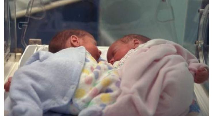 New born twins recovered
