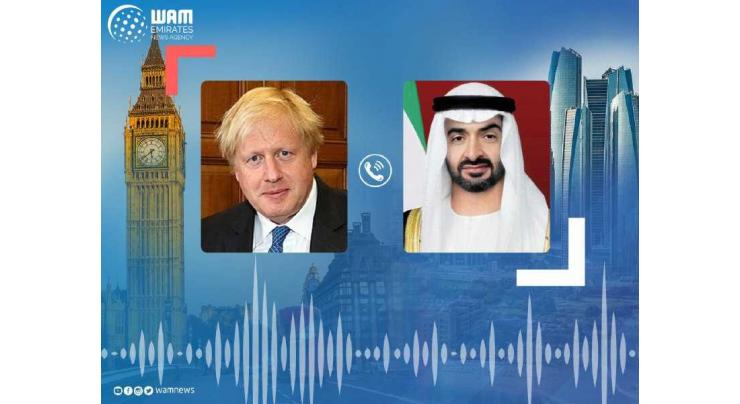 Mohamed bin Zayed, British PM reviews latest regional, global developments