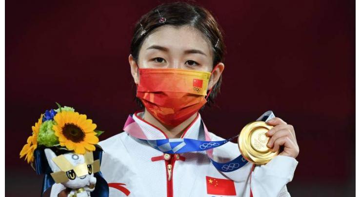 China's Chen hits back at critics after winning Tokyo table tennis gold
