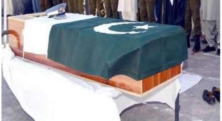 Funeral prayer of martyred policeman offered
