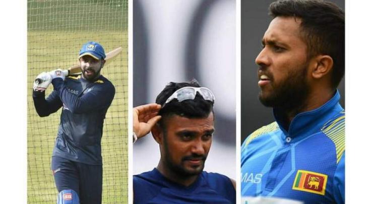 Sri Lanka bans three Test players for one year over covid breach
