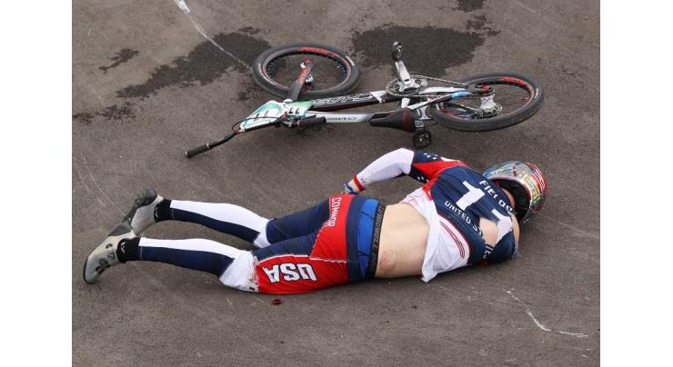 Olympic BMX rider Fields out of critical care after brain haemorrhage
