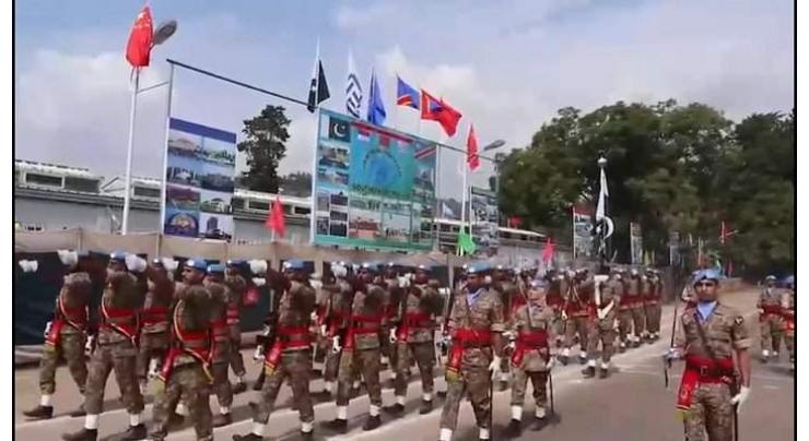 Pakistan Army organises Multinational Joint Medal Parade at Contingent Headquarters in DRC: ISPR
