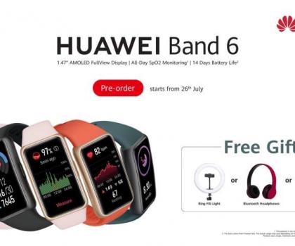 Gear Up for the Hottest Smart Wear This Season – The HUAWEI BAND 6