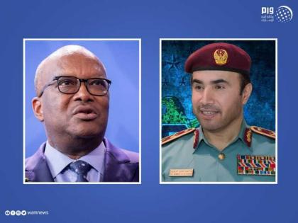 رئيس بوركينا فاسو يستقبل مرشح الإمارات لرئاسة الإنتربول الدولي