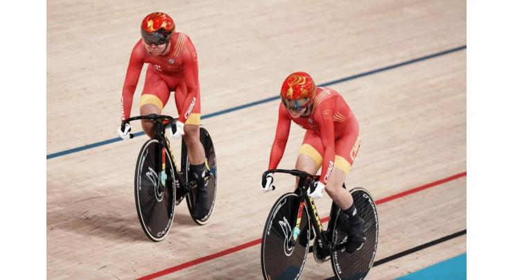 China beat Germany to win Olympic gold in women's team sprint
