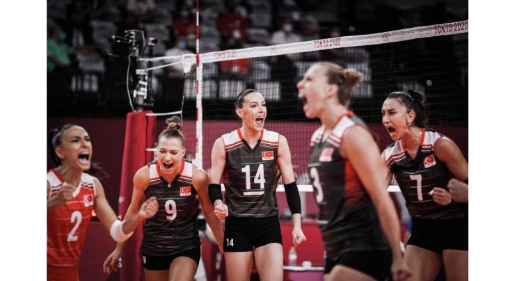 Turkey beat Russians in women's volleyball to complete Olympic group stage
