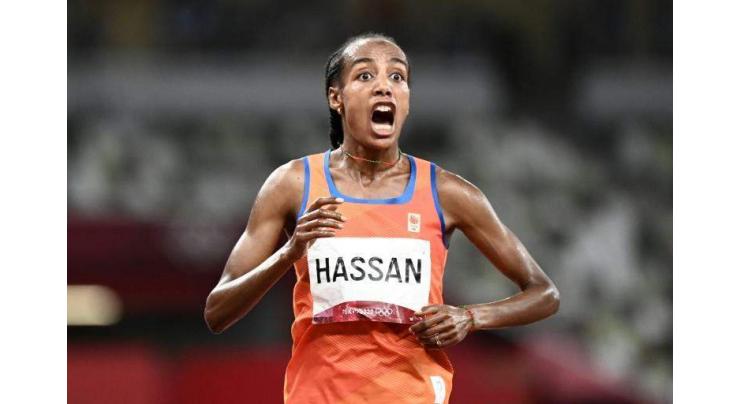 'Scared' Hassan wins Olympic 5,000m in first step in treble gold bid
