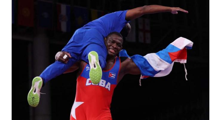Cuba's Lopez wins fourth Olympic wrestling gold
