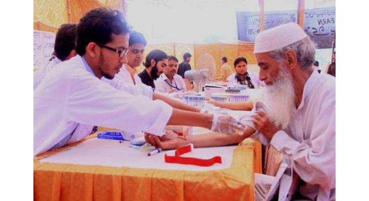 Special medical camp arranged in Sukkur
