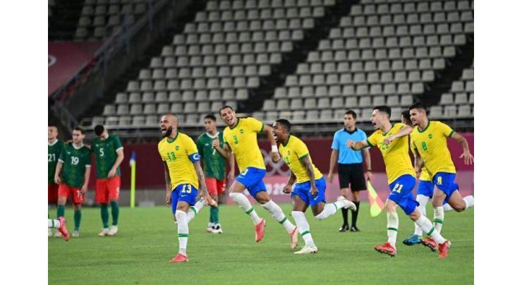 Brazil down Mexico on penalties to reach Olympic men's football final
