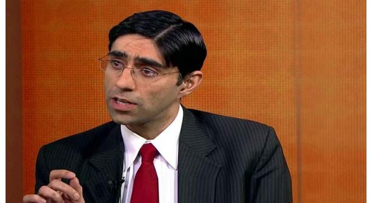Washington's lack of initiative to interact with Islamabad is beyond his understanding: Moeed


 