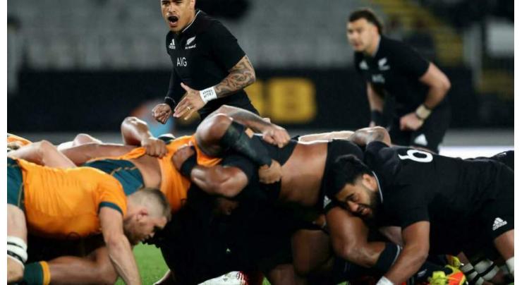 All Blacks retain Bledisloe Cup with record victory over Wallabies
