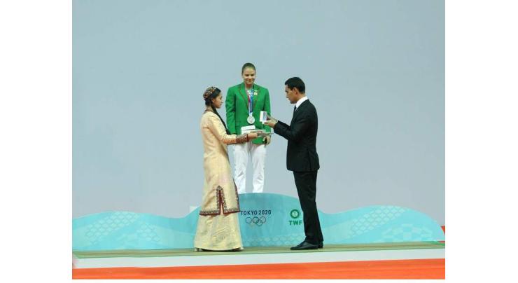 Honoring of the Olympic medalist of Turkmenistan took place in Ashgabat