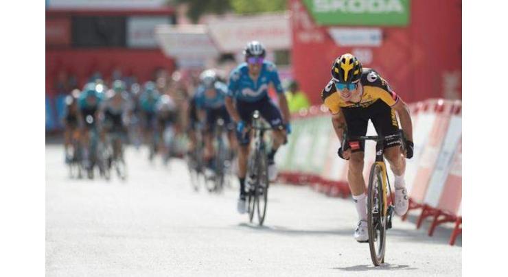 Defending champion Roglic powers to Vuelta stage win
