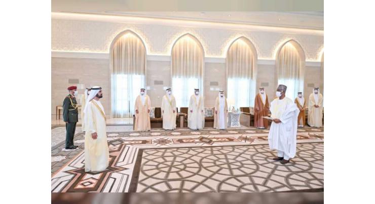 Mohammed bin Rashid receives credentials of new ambassadors to the UAE
