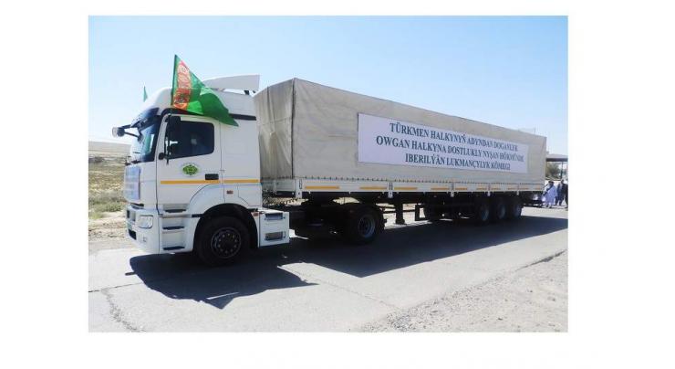 Turkmenistan sent humanitarian aid to Afghanistan