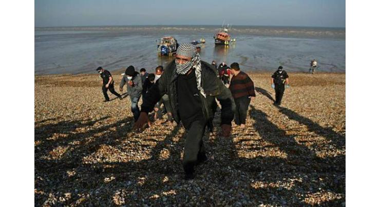 Surge in migrants jolts residents on England's Channel coast
