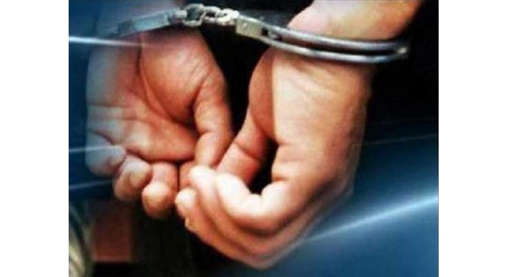 police arrest eight accused, confiscate drugs, weapons
