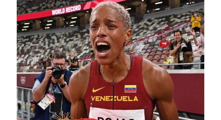 Rojas eyes long jump for double gold in Paris Olympics
