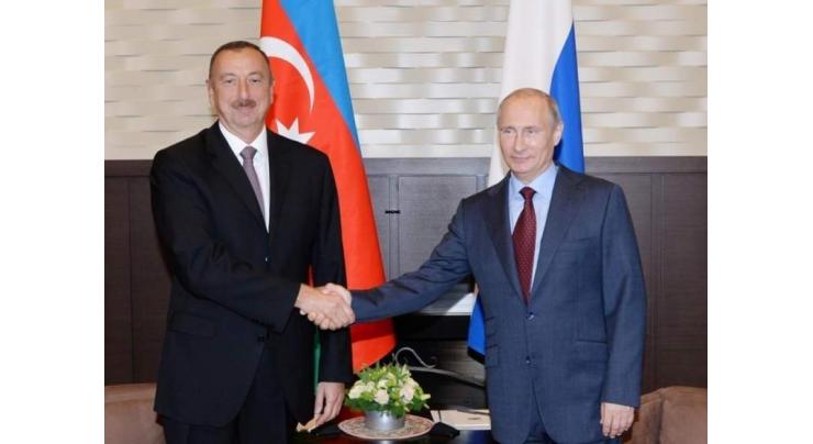 Putin, Aliyev Reaffirm Importance of Continuing Russian-Azeri Parliamentary Cooperation