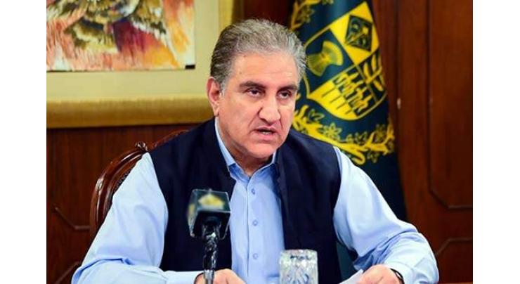 Active, sustained engagement vital for lasting Afghan peace: Qureshi
