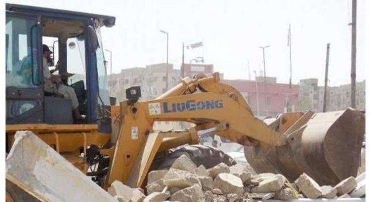 Illegal structures demolished as anti encroachment drive continues in city
