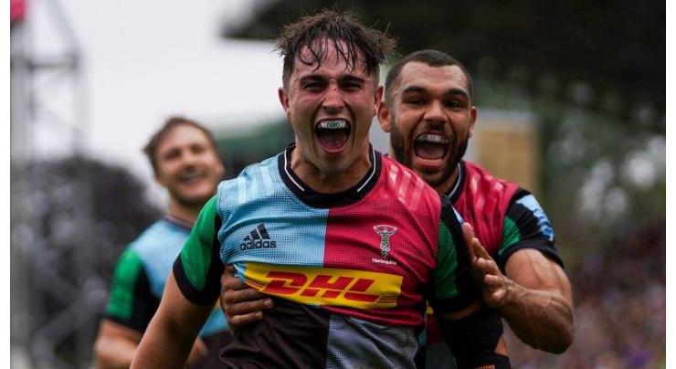 Harlequins win to keep pace with Premiership leaders Leicester
