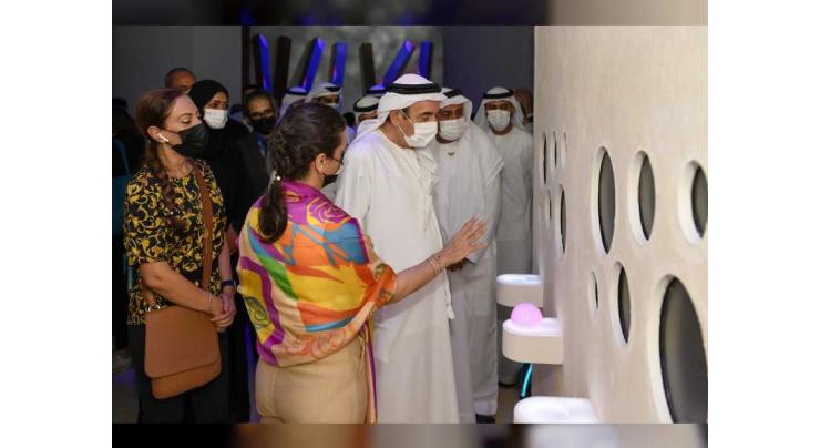Zaki Nusseibeh inspects UAEU Pavilion at Expo 2020 Dubai